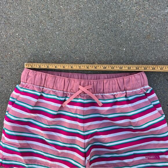 The North Face Women Class V Flashdry Short UPF 50+ sun protection pink stripe M - Picture 9 of 12